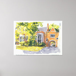 East Side Old Hall Lincoln's Inn 1983 Canvas Print
