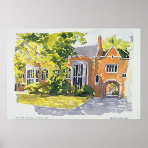 East Side Old Hall Lincoln's Inn 1983 Poster