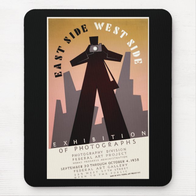East Side ~ West Side Mouse Mat (Front)