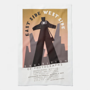 East Side ~ West Side Tea Towel