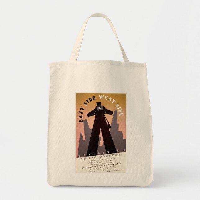 East Side ~ West Side Tote Bag (Front)