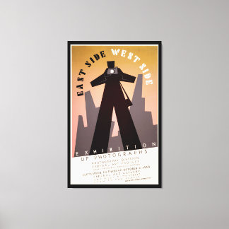 East Side West Side WPA Exhibition Canvas Print