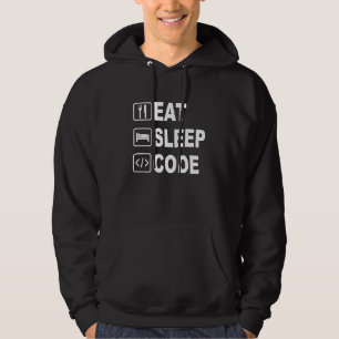 East Sleep Code Funny For Software Engineers & G Hoodie
