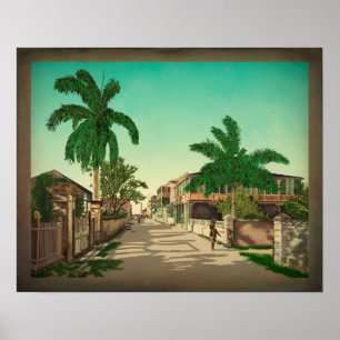 East Street In Nassau Poster