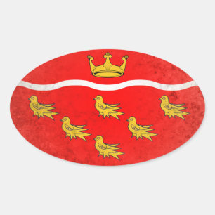 East Sussex Oval Sticker