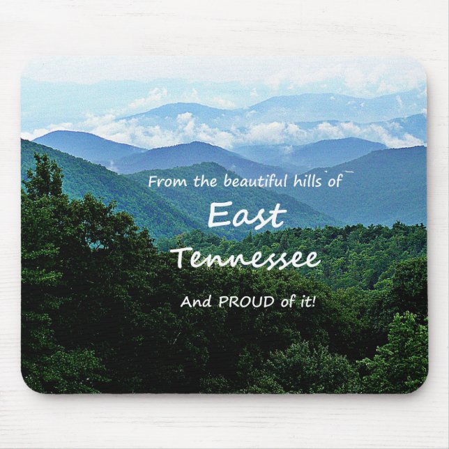 East Tennessee Hill Pride Mouse Mat (Front)