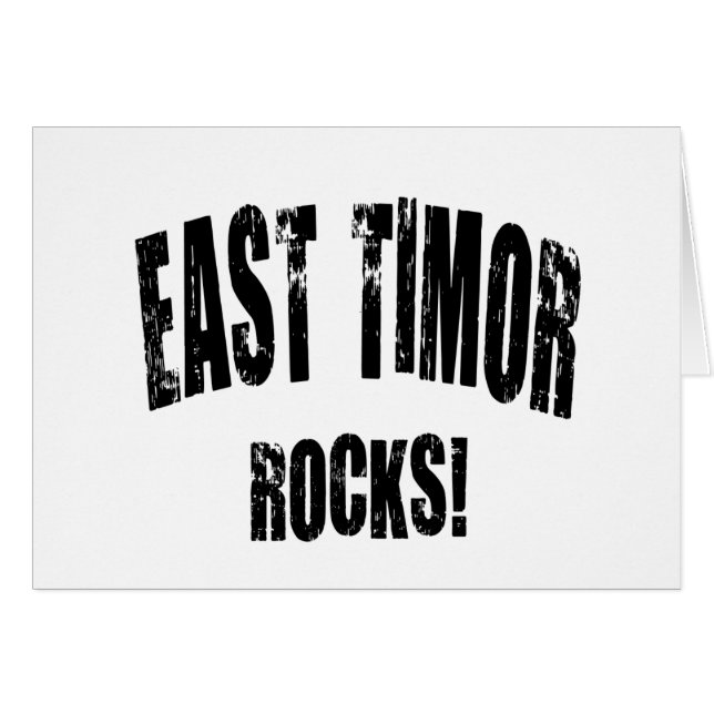 EAST TIMOR (Front Horizontal)