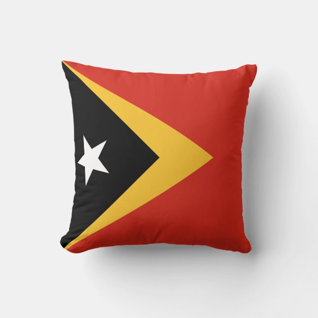 East Timor Flag Cushion (Front)