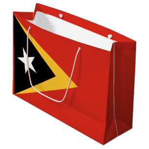 East Timor Flag Large Gift Bag