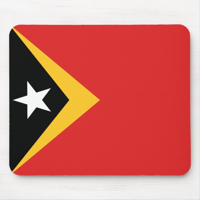 East Timor Flag Mousepad (Front)