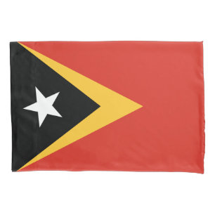 East Timor Flag Pillowcase