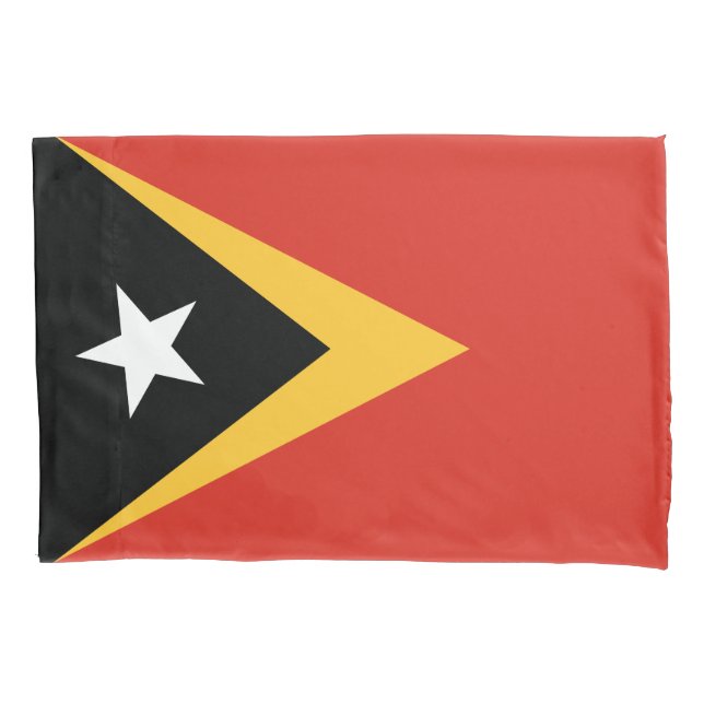 East Timor Flag Pillowcase (Front)