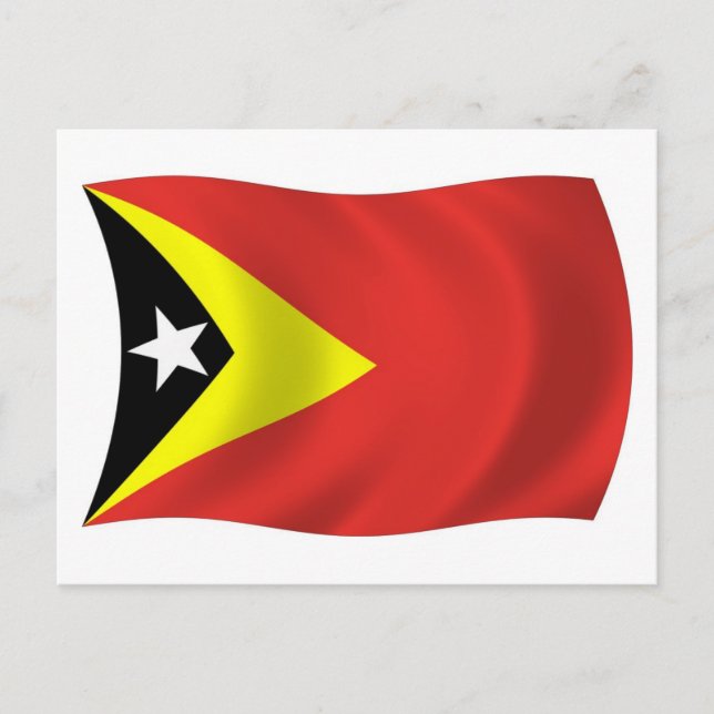 East Timor Flag Postcard (Front)