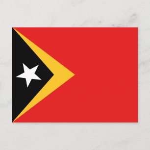 East Timor Flag Postcard