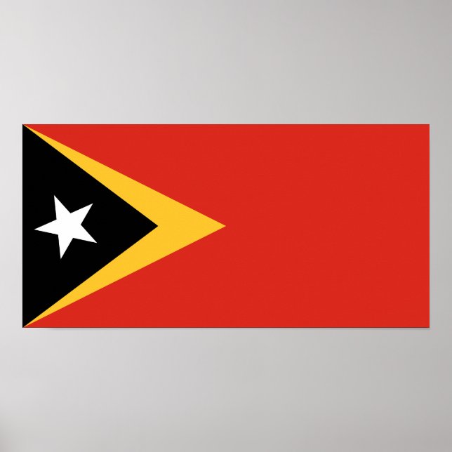 East Timor Flag Poster (Front)