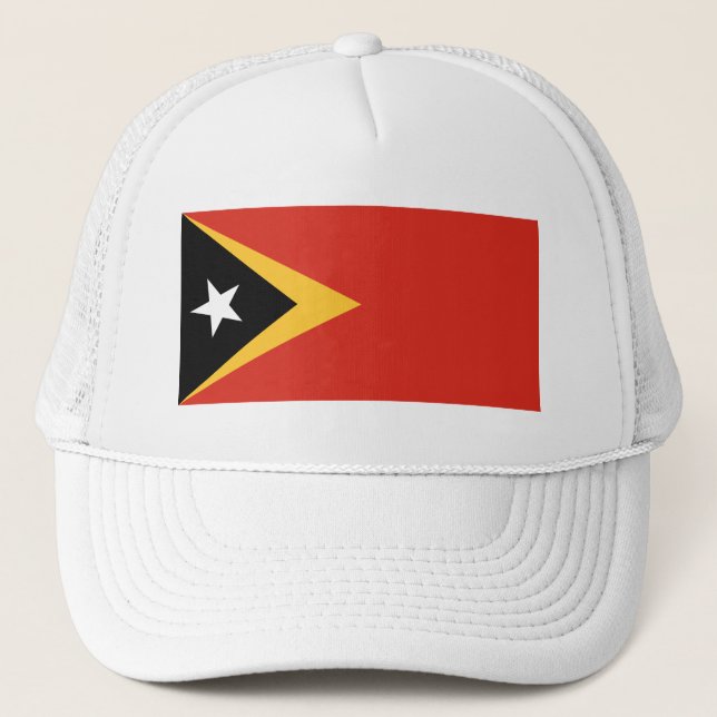 East Timor Flag Trucker Hat (Front)