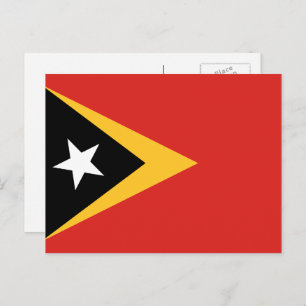 East Timorese Flag, Flag of East Timor Postcard