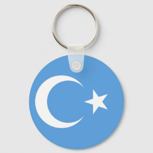 East Turkestan Uyghur Flag Key Ring