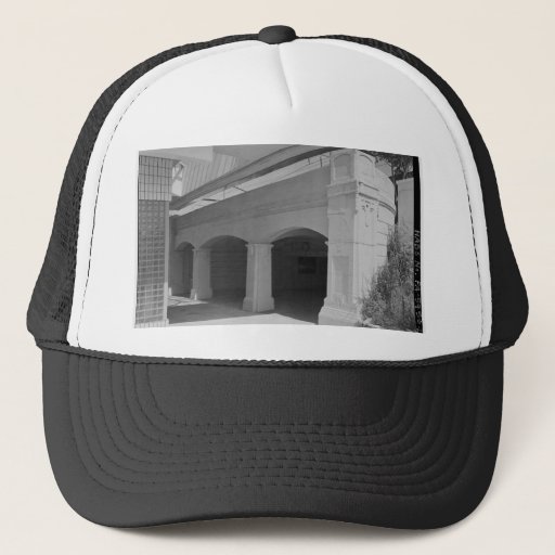Image of East view; Main passenger tunnel entrance Trucker Hat