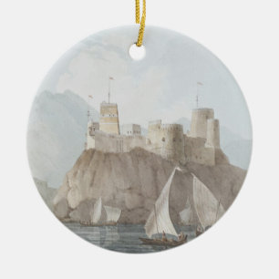 East View of the Forts Jellali and Merani, Muskah, Ceramic Tree Decoration