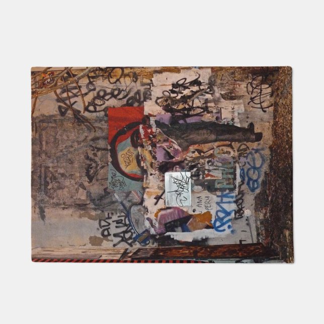 East Village Graffiti Door Mat (Front)