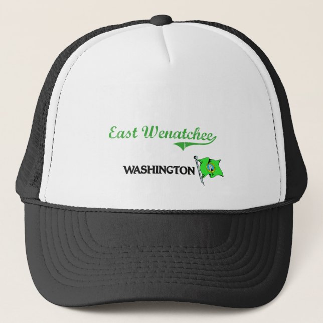 East Wenatchee Washington City Classic Trucker Hat (Front)