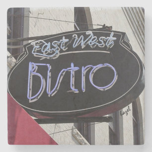 East West Bistro Athens Georgia Marble Stone Coast Coaster