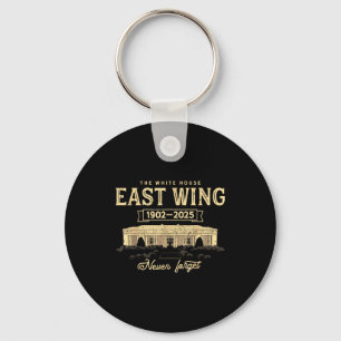 East Wing 1902 2025 Never Forget Retro  Key Ring