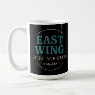 East Wing Heritage Club — Vintage Retro Emblem  Coffee Mug