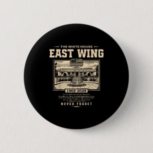 East Wing History 1902 1942 2025 6 Cm Round Badge