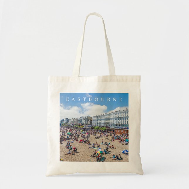 Eastbourne beach view tote bag (Front)