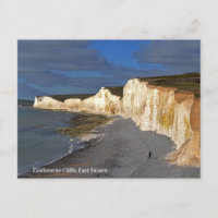 Eastbourne Cliffs in East Sussex England