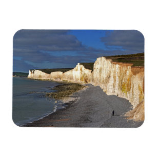 Eastbourne Cliffs in East Sussex England Magnet
