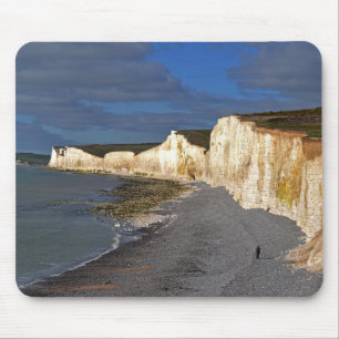 Eastbourne Cliffs in East Sussex England Mouse Mat