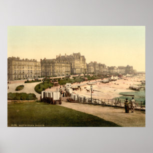 Eastbourne Parade, Sussex, England Poster