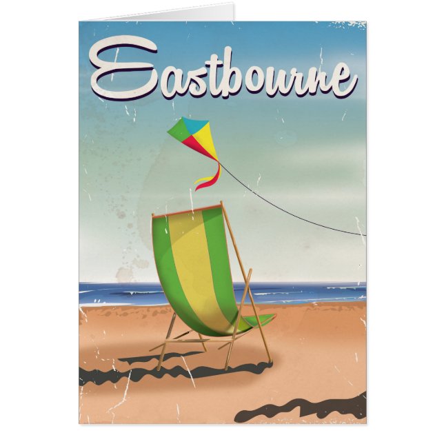 Eastbourne UK vintage travel poster (Front)