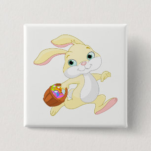 Easter 15 Cm Square Badge