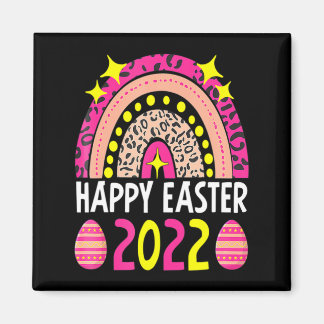 Easter 2022 rainbow cute happy easter 2022 women  magnet