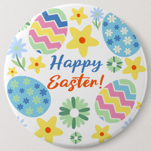 Easter  6 cm round badge