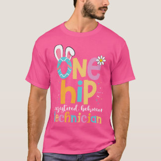 Easter Aba Therapist Behaviour Analyst One Hip Rbt T-Shirt