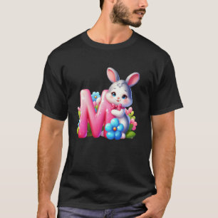 Easter Alphabet Letter M u2013 Funny ABC Egg for K T-Shirt