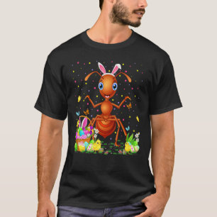 Easter Ant Bunny Egg Hunting Ant Easter Sunday T-Shirt