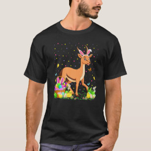 Easter Antelope Bunny Egg Hunting Antelope Easter  T-Shirt