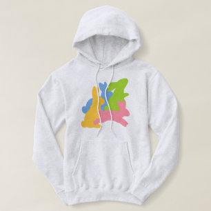 Easter Apparel,  Easter Rabbits Womens Hoodie