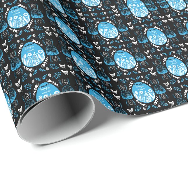 Easter April Holiday Wrapping Paper (Roll Corner)