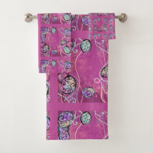 EASTER ART    BATH TOWEL SET
