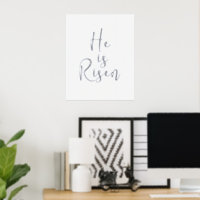 Easter Art He Is Risen Quote Bible Verse 