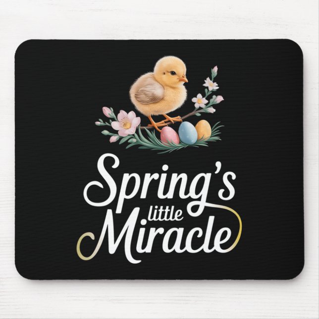 Easter Baby Bunny Cool Easter Day  Mouse Mat (Front)