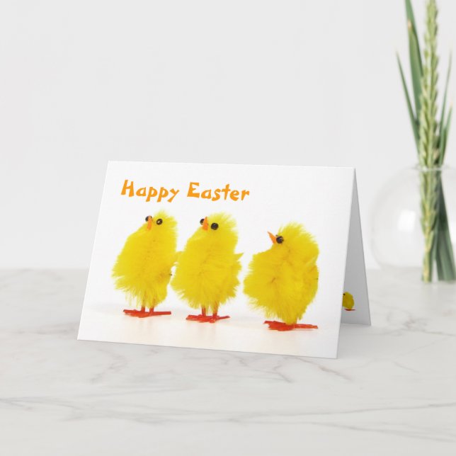 Easter baby chicks Card (Front)