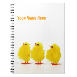 Easter baby chicks Notebook